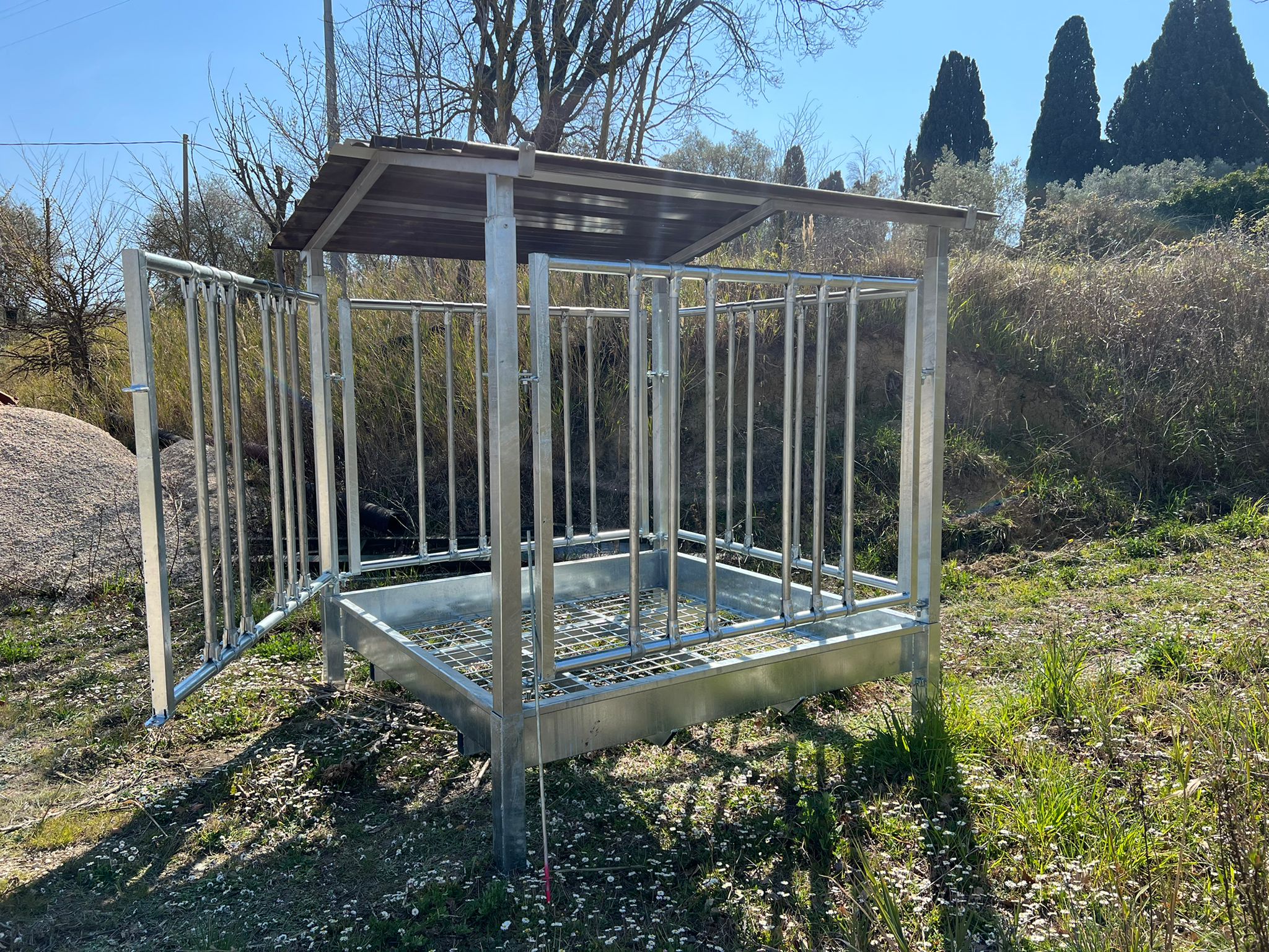 Portarotolo Quadrato 12 Posti Top Verticali 2x2m